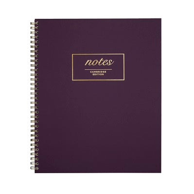 Mead Cambridge Trucco Twin Wire Business Notebook