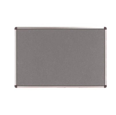 Nobo Basic Aluminium Felt Notice Board 900 x 1200 mm - Grey