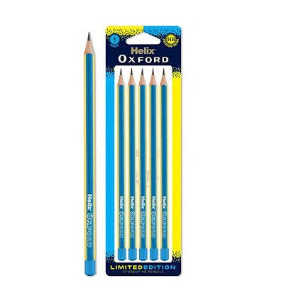 Helix Oxford Clash Pencils - Blue x5