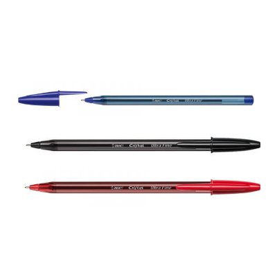 Bic Ultra Fine Pen - Blue, Black, Red