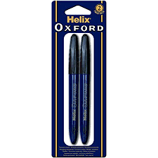 Helix Oxford Permanent Marker x2