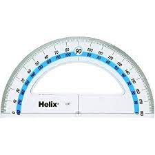 Helix Protractor 10 cm 360 Degree