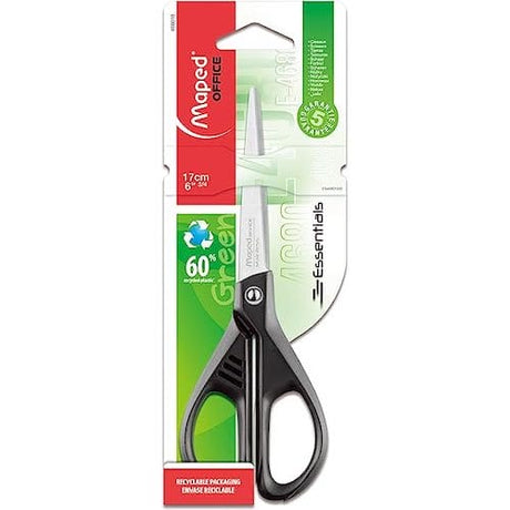 Maped Scissors Essentials Green Symmetrical 17 cm