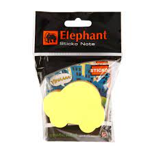 Elephant Sticko Film Sticky Note Translucent Removable Adhesive (3