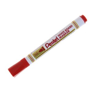 Pentel White Board Marker Bullet Tip - Red