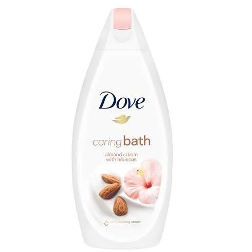 Dove Body Wash Caring Bath Almond Cream With Hibiscus 250 ml