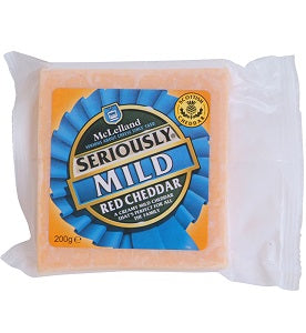 McLelland Seriously Mild Red Cheddar 200 g