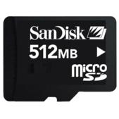 SanDisk Micro SD Card 512 MB