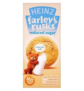 Heinz Farley's Rusks Reduced Sugar All Ages 150 g