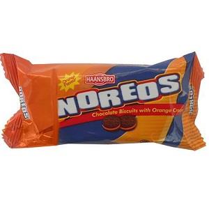 Haansbro Noreos Chocolate Biscuits With Orange Cream 30 g x12