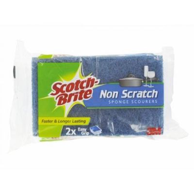 Scotch Brite Anti Bacterial Non-Scratch Household Scourer x2