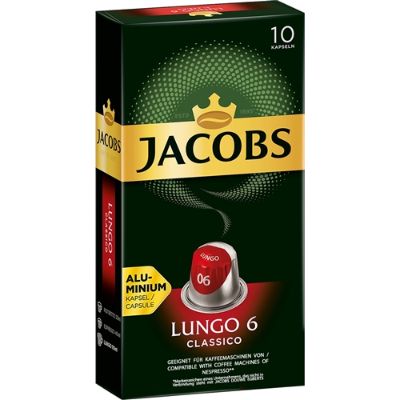 Jacobs Coffee Capsules Lungo Lungo 52 g x6