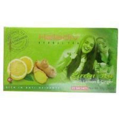 Heladiv Herbal Green Tea Ginger 50 g x25