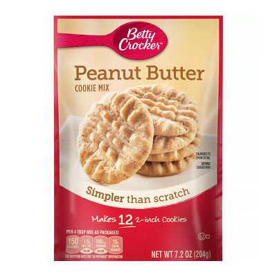 Betty Crocker Peanut Butter Cookie Mix 204 g
