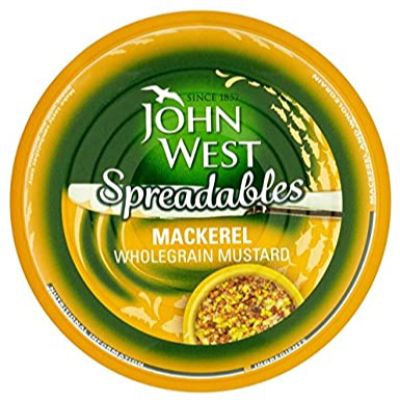 John West Spreadables Mackerel Wholegrain Mustard 80 g