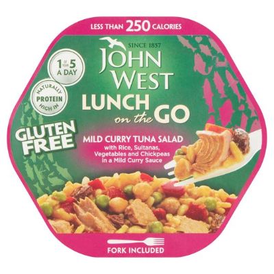 John West Lunch On The Go Mild Curry Tuna Salad 220 g