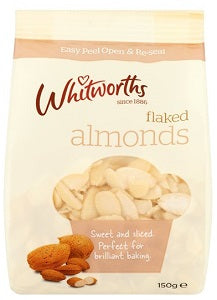 Whitworths Flaked Almonds 150 g