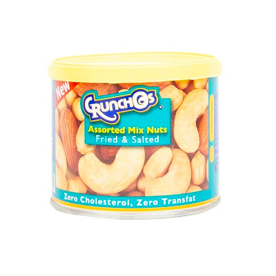 Crunchos Assorted Mix Nuts Fried & Salted Can 100 g