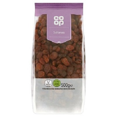 Co-Op Sultanas 500 g