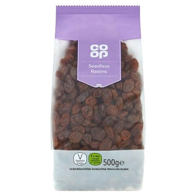 Co-Op Seedless Raisins 500 g