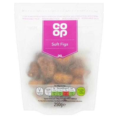 Co-Op Soft Figs 250 g