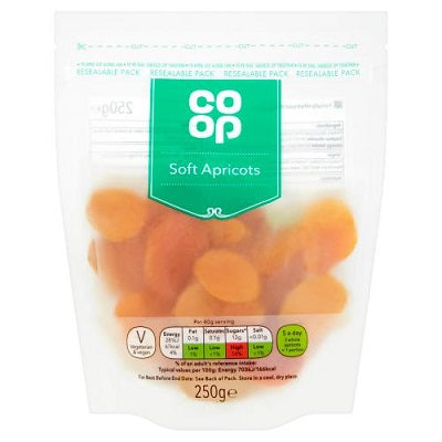 Co-Op Soft Apricots 250 g