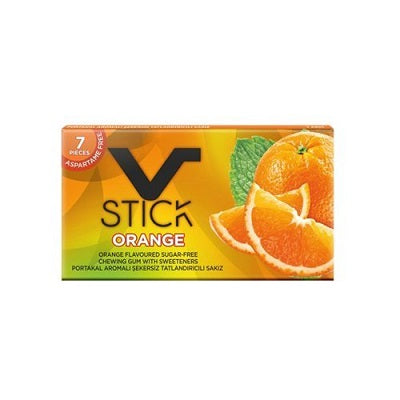 Stiick Chewing Gum Orange Orange With Sweetener Sugar-Free 8.6 g x7