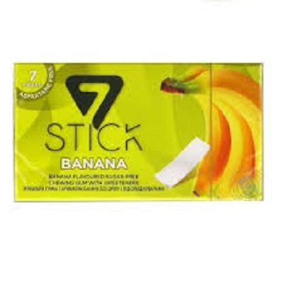 Stiick Chewing Gum Banana With Sweetener Sugar-Free 8.6 g x7