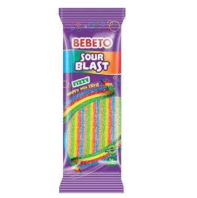 Bebeto Sour Blast Fizzy Mix Fruit 180 g