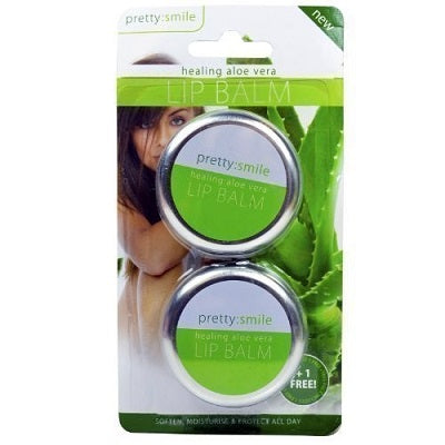 Pretty Smile Lip Balm Healing Aloe Vera 4.3 g x2