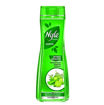 Nyle Dryness Hydration Shampoo Aloe Vera Amla Tulsi Green Tea 180 ml