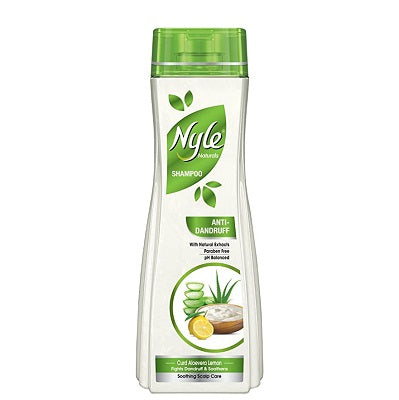 Nyle Anti Dandruff Shampoo Curd Aloe Vera Lemon 180 ml