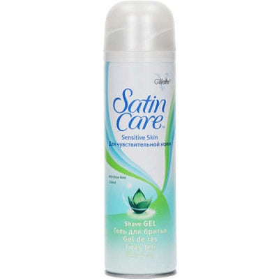 Gillette Satin Care Sensitive Skin Shave Gel With Aloe Vera 200 ml