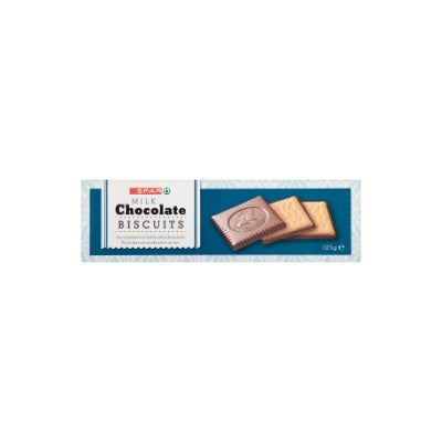 Spar Milk Chocolate Biscuits 125 g