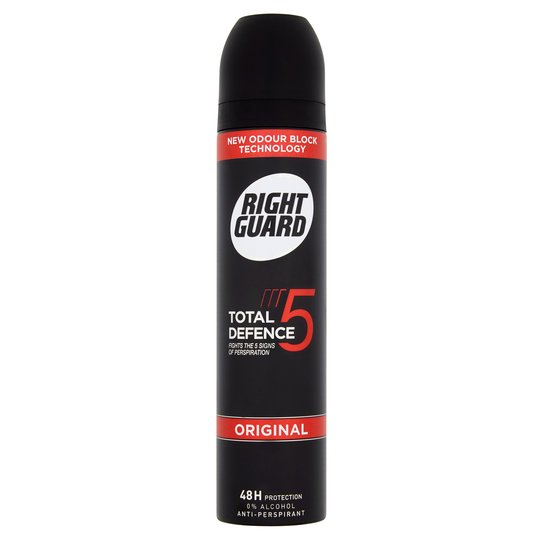 Right Guard Deodorant Spray Total Defence 5 Original 150 ml