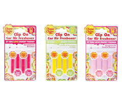 Chupa Chups Car Air Freshener Raspberry, Vanilla & Cream & Wide Watermelon x2
