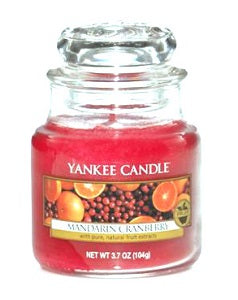 Yankee Candle Jar Small Mandarin Cranberry Berry 104 g