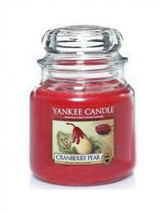 Yankee Candle Jar Medium Cranberry Pear 411 g