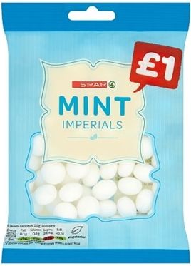 Spar Mint Imperials 180 g