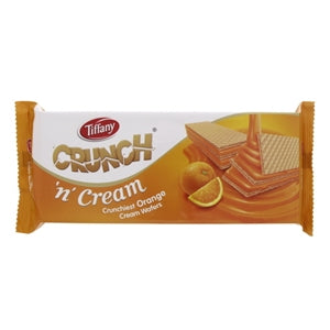 Tiffany Crunch N Cream Wafers Orange 153 g