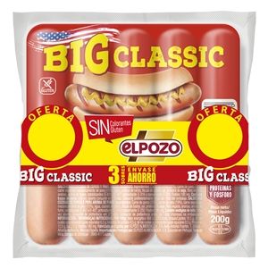 Elpozo Sausage Big Classic 200 g x5