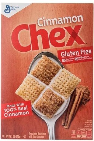 Chex Sweetened Rice Cereal With Real Cinnamon 343 g