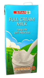 Spar UHT Milk Full Cream 1 L x2