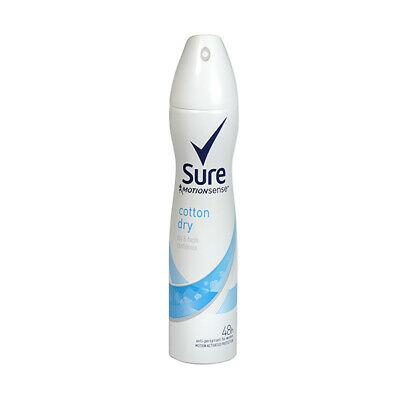 Sure Anti-Perspirant Deodorant Spray Cotton Dry 250 ml