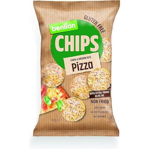 Benlian Chips Corn & Brown Rice Pizza 60 g