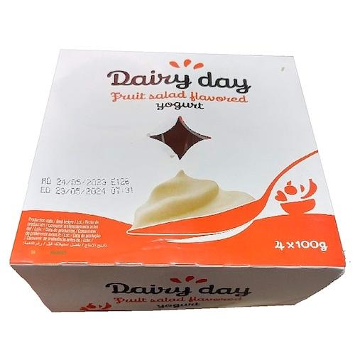 Dairy Day UHT Yoghurt Fruit Salad 100 g x4