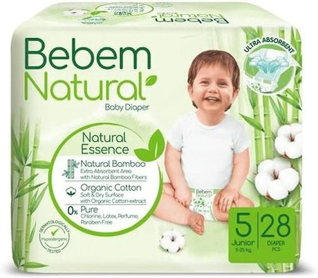 Bebem Natural Essences Baby Diaper Size 5 Junior 11-25 kg x35