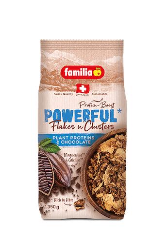 Familia Flakes N Clusters Plant Proteins & Chocolate Protein-Boost Powerful 350 g