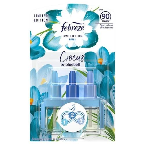 Febreze 3Volution Crocus & Bluebell Air Freshener Refill Twin Pack 20 ml x2