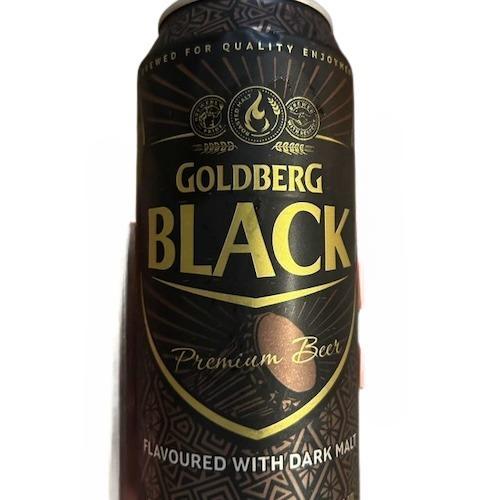 Goldberg Black Premium Beer With Dark Malt Can 44 cl